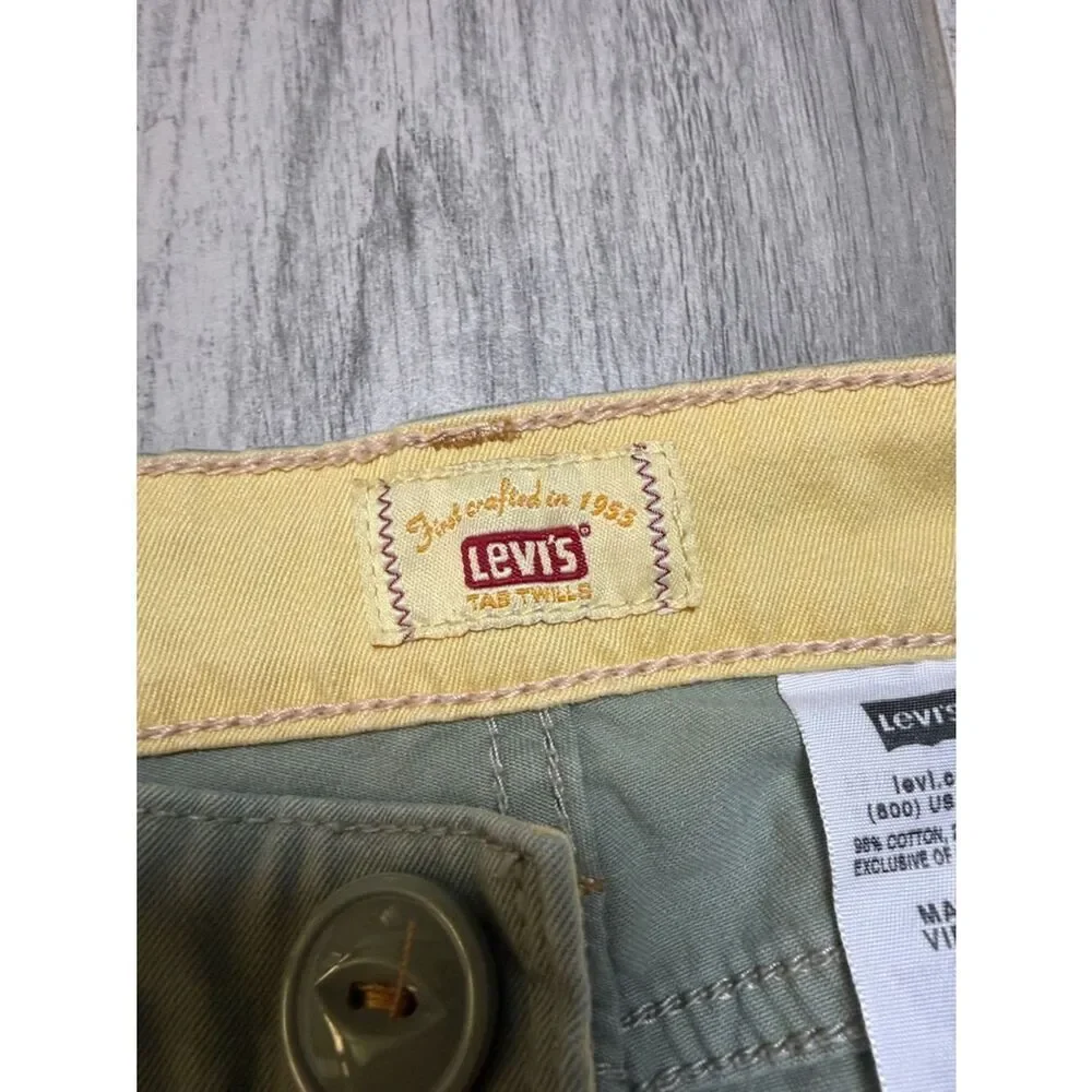 Levi's Sage Green Women's Flat Front Shorts